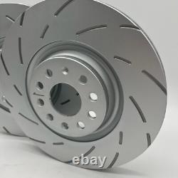 Front Grooved Brake Discs (Pair) for Renault Clio MK2 RS 172 Sport 280mm
