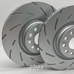 Front Grooved Brake Discs (Pair) for Renault Clio MK2 RS 172 Sport 280mm