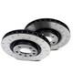 Front Performance Brake Discs to fit Renault Clio 2.0 Sport 182 172