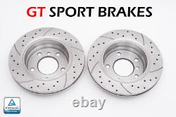 Front Sport Brake Discs Gt1529 Renault Clio III Hatchback Estate 2005-2012 260mm