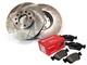 GROOVED REAR BRAKE DISCS + BREMBO PADS FOR RENAULT CLIO II 2.0 16V Sport 2004-On