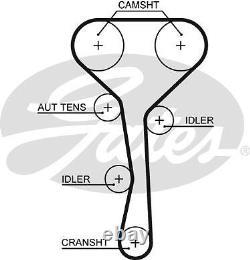 Genuine GATES PowerGrip Timing Belt for Renault Clio 16V Sport 2.0 (1/04-4/05)