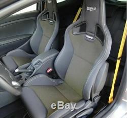 Genuine Set Recaro Seat Fabric Cloth Covers Renault Sport Megane, Clio RS