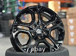 Genuine Used 17x6.5J SUZUKI Swift Sport ZC33S (4 wheel) Gloss Black 5x114.3