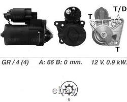 Genuine WAI Starter Motor for Renault Clio RenaultSport 182 2.0 (12/03-12/05)