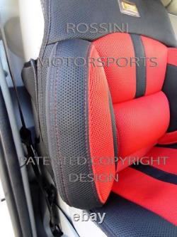 I To Fit A Renault Clio, Car Seat Covers, Bo-1 Red Sports Air- Mesh