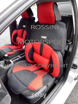 I To Fit A Renault Clio, Car Seat Covers, Bo-1 Red Sports Air- Mesh