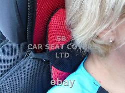 I To Fit A Renault Clio, Car Seat Covers, Bo-1 Red Sports Air- Mesh