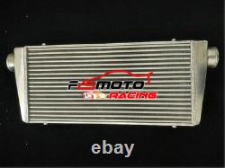 KIT BLUE piping 76mm pipe + 600x300x76mm Universal FMIC Aluminum Intercooler 3