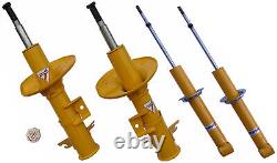 Koni Yellow Sport Shock Absorber Set Front + Rear For Renault Clio 3 RS