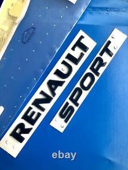 Logo RENAULT Sport Schwarz Megane 4 IV Clio Gt Rs Original Abzeichen Emblem