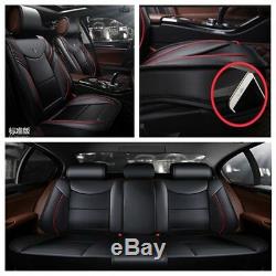 Luxury 6D PU Leather 5Seats Car Cushion Seat Covers Full Set Surrounded Cushion