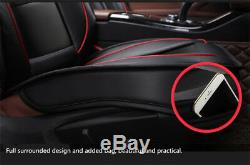 Luxury 6D PU Leather 5Seats Car Cushion Seat Covers Full Set Surrounded Cushion