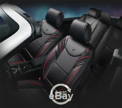 Luxury 6D PU Leather 5Seats Car Cushion Seat Covers Full Set Surrounded Cushion