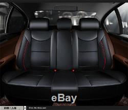 Luxury 6D PU Leather 5Seats Car Cushion Seat Covers Full Set Surrounded Cushion