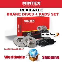 MINTEX Rear BRAKE DISCS + PADS SET for RENAULT CLIO II 2.0 16V Sport 2004-on