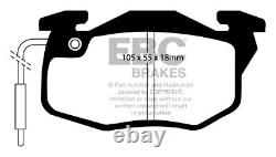 NEW EBC 238mm FRONT BRAKE DISCS AND REDSTUFF PADS KIT OE QUALITY KIT15356