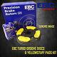 NEW EBC 238mm FRONT TURBO GROOVE GD DISCS AND YELLOWSTUFF PADS KIT PD13KF578