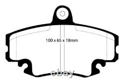 NEW EBC 259mm FRONT BRAKE DISCS AND GREENSTUFF PADS KIT OE QUALITY PD01KF412