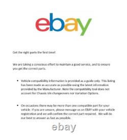 NEW EBC 259mm FRONT BRAKE DISCS AND GREENSTUFF PADS KIT OE QUALITY PD01KF412