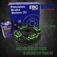 NEW EBC 260mm FRONT USR SLOTTED BRAKE DISCS AND GREENSTUFF PADS KIT PD06KF512