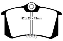 New Ebc Greenstuff Front And Rear Brake Pads Kit Performance Pads Padkit1503