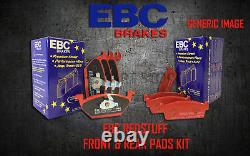 New Ebc Redstuff Front And Rear Brake Pads Kit Performance Pads Padkit2003