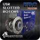 New Ebc Usr Slotted Front Discs Pair Performance Discs Oe Quality Usr1539