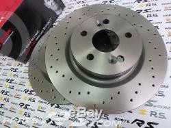 New GENUINE BREMBO Renault Sport Clio 4 IV 200 220 RS front drilled brake discs