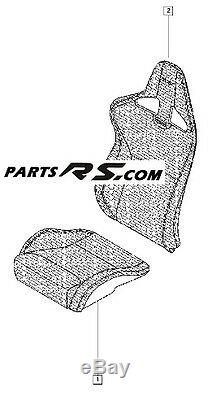 New GENUINE Recaro Sportster seat air bag cover cap Renault Sport Clio RS airbag