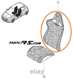 New GENUINE Recaro upper seat fabric cloth Renault Sport Clio III RS 197 200 3