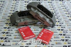 New GENUINE Renault Sport Clio III 3 RS 197 200 pair brembo calipers front GREY