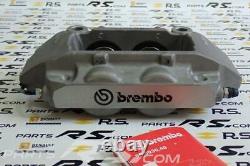 New GENUINE Renault Sport Clio III 3 RS 197 200 pair brembo calipers front GREY