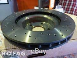 New GENUINE RenaultSport Clio 197 200 RS front DRILLED brake disc RENAULT SPORT
