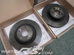 New GENUINE RenaultSport Clio 197 200 RS front GOOVED brake disc RENAULT SPORT