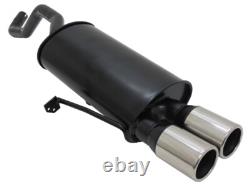 Novus sport exhaust for Renault Clio 3 2x76mm