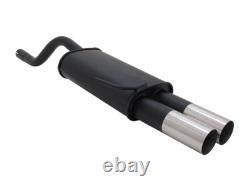 Novus sports exhaust for Renault Clio 2 2x76mm RL design