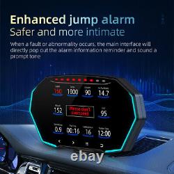 OBD+GPS Car Digital Head Up Display HUD Gauge Water Oil Temp Speedometer Alarm