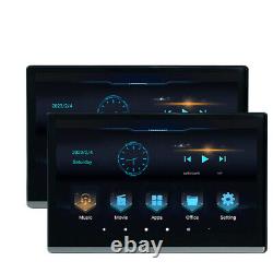 Pair 13.3in Car Headrest Digital Monitor Video Player Touch Screen WIFI 2+32G