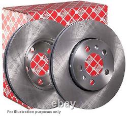 Pair of Blue Print Front Vented Brake Discs for Renault Clio Renault Laguna Rena