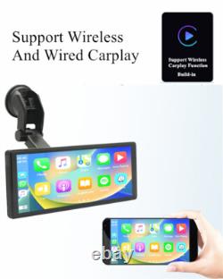 Portable Car Radio Stereo For Carplay Android Auto MP5 Player WithReverse Camera