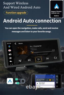 Portable Car Radio Stereo For Carplay Android Auto MP5 Player WithReverse Camera