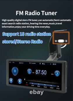 Portable Car Radio Stereo For Carplay Android Auto MP5 Player WithReverse Camera