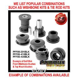 Powerflex Black FrArm Bushes Camber Adjust For Renault Clio3 Sport 197/200 05-12