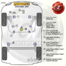Powerflex Frt Arm Frt Bushes For Renault Clio 3 Sport 197/200 05-12 PFF60-801