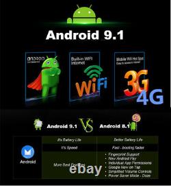 Quad Core 2 Din 10.1 Android 9.1 Car WIFI GPS Navigation Stereo Radio 1GB+16GB