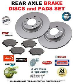 REAR AXLE DISCS and PADS for RENAULT CLIO II 2.0 16V Sport CB0M 2000-2009