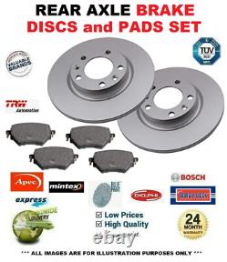 REAR DISCS and PADS for RENAULT CLIO CAMPUS 2.0 16V Sport CR0N, CR1P 2006-2012