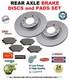 REAR DISCS and PADS for RENAULT CLIO CAMPUS 2.0 16V Sport CR0N, CR1P 2006-2012