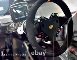 RENAULT CLIO RS SPORT 06-08 OMP 350mm WRC SMOOTH LEATHER STEERING WHEEL & HUB